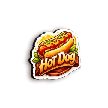 Firma luminoasa volumetrica Fast Food Hot Dog de la Amn Design Srl