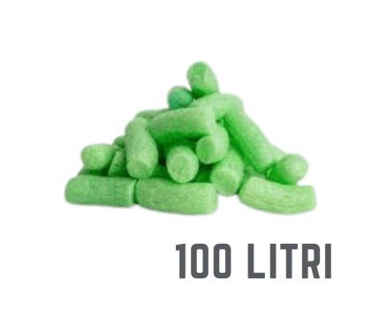 Fulgi biodegradabili verzi 100 litri de la Euromaidec Srl
