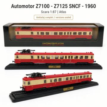 Macheta automotor Z7100 Z7125 SNCF 1960, scara 1:87, Atlas de la Hobbyplanet Romania
