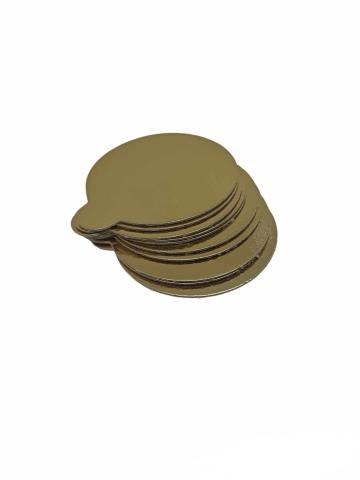Discuri tort aurii, 8 cm, 10 buc. - Lumea de la Lumea Basmelor International Srl