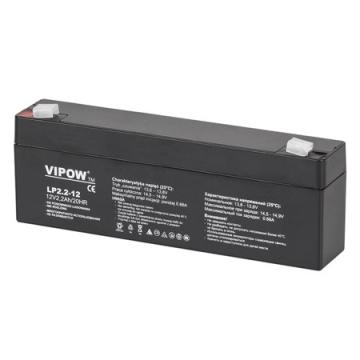 Acumulator gel plumb Vipow 12V, 2.2Ah