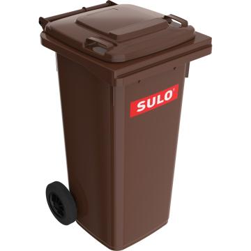 Europubela din material plastic, 240 l, culoare maro Sulo