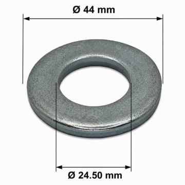 Saiba plata M24x44x4 DIN 125 - 50buc/cutie de la Marisim Total Instal Srl